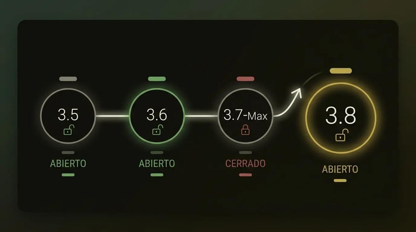 Cronología de la estrategia de pesos abiertos de Qwen, mostrando el giro hacia pesos cerrados en 3.7-Max y el giro de vuelta en Qwen3.8